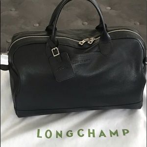 Longchamp large satchel with dust bag barely used